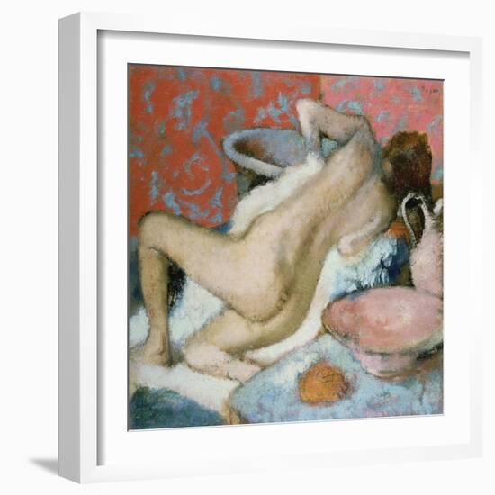 Study of a Female Nude, about 1896-Edgar Degas-Framed Giclee Print