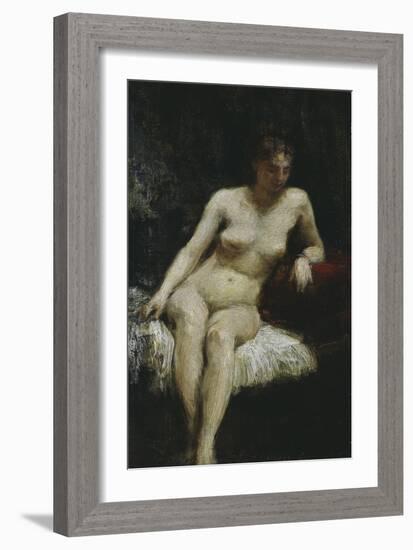 Study of a Female Nude, c.1872-Henri Fantin-Latour-Framed Giclee Print