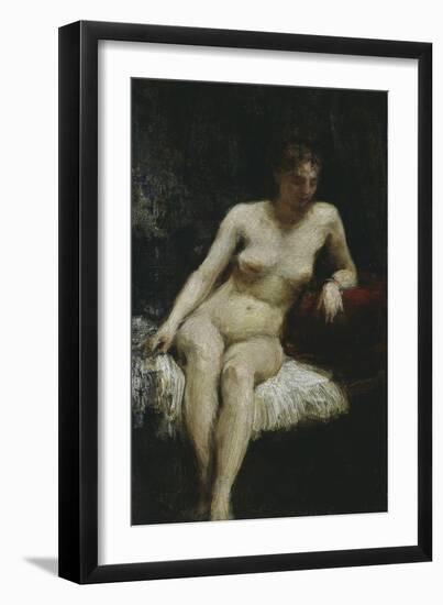 Study of a Female Nude, c.1872-Henri Fantin-Latour-Framed Giclee Print