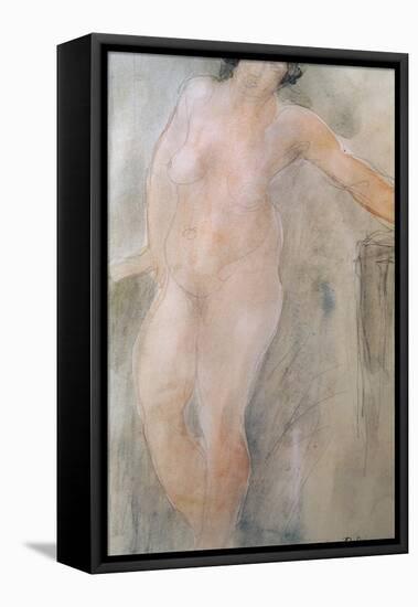 Study of a Female Nude-Auguste Rodin-Framed Premier Image Canvas