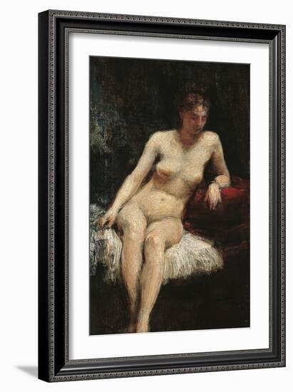 Study of a Female Nude-Henri Fantin-Latour-Framed Giclee Print