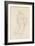 Study of a Female Nude-Eric Gill-Framed Giclee Print