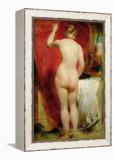 Study of a Female Nude-William Etty-Framed Premier Image Canvas