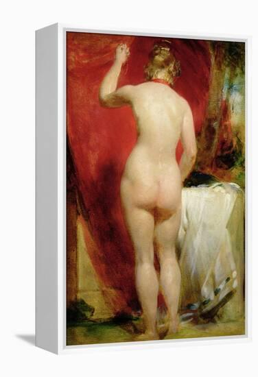 Study of a Female Nude-William Etty-Framed Premier Image Canvas