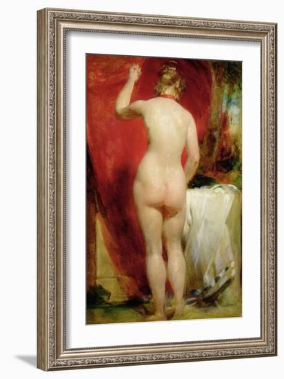 Study of a Female Nude-William Etty-Framed Giclee Print