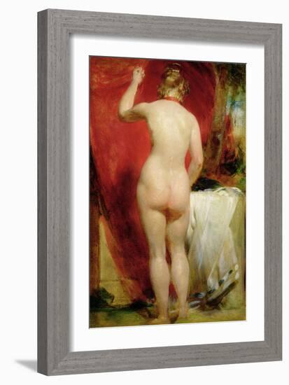 Study of a Female Nude-William Etty-Framed Giclee Print