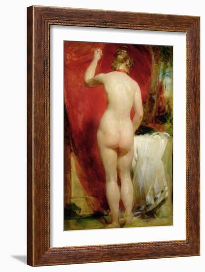 Study of a Female Nude-William Etty-Framed Giclee Print