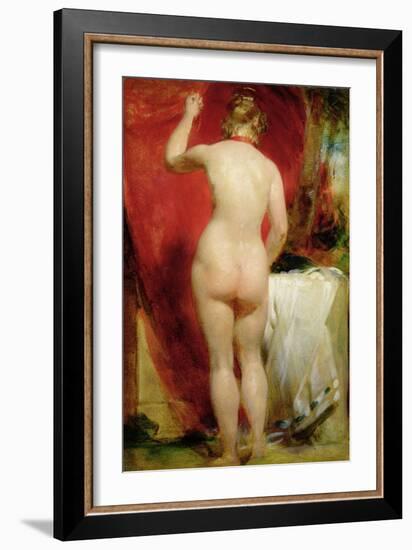 Study of a Female Nude-William Etty-Framed Giclee Print