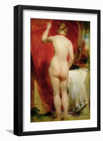 Study of a Female Nude-William Etty-Framed Giclee Print