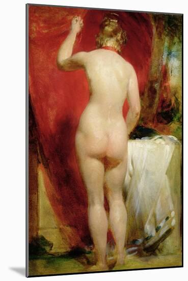 Study of a Female Nude-William Etty-Mounted Giclee Print
