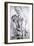 Study of a Figure, C1560-1609-Lodovico Carracci-Framed Giclee Print