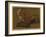 Study of a Fox (Oil on Panel)-Jacques-Laurent Agasse-Framed Giclee Print