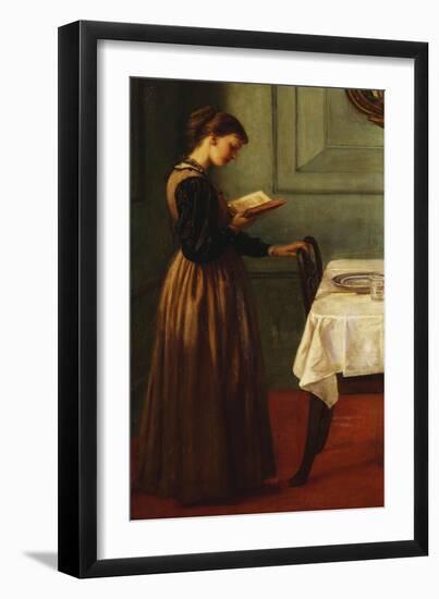 Study of a Girl Reading-Valentine Cameron Prinsep-Framed Giclee Print