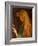 Study of a Girl's Head, 1880-86 (Oil on Canvas)-Arthur Hughes-Framed Giclee Print