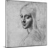 Study of a Girl's Head, C1483-Leonardo da Vinci-Mounted Giclee Print