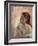 Study of a Girl's Head, Late 1870s-Edgar Degas-Framed Giclee Print