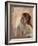 Study of a Girl's Head, Late 1870s-Edgar Degas-Framed Giclee Print