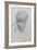 Study of a Girl's Head (See also 198346)-Edward Burne-Jones-Framed Giclee Print