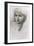 Study of a Girl's Head-Edward Burne-Jones-Framed Giclee Print