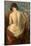 Study of a Half-Nude Figure (Oil on Canvas)-William Etty-Mounted Giclee Print