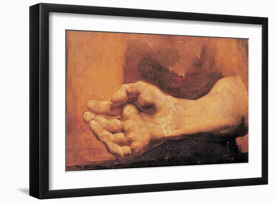 Study of a Hand and Arm-Théodore Géricault-Framed Giclee Print
