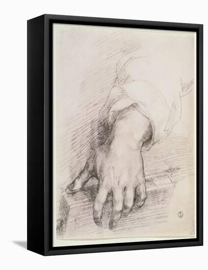 Study of a Hand For the Madonna of the Harp-Andrea del Sarto-Framed Premier Image Canvas