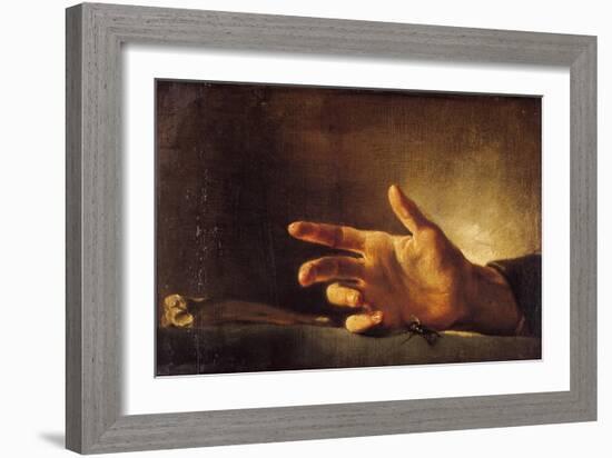 Study of a Hand-Théodore Géricault-Framed Giclee Print