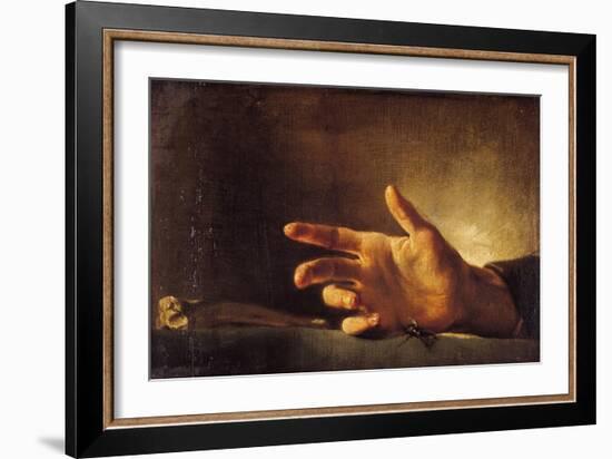 Study of a Hand-Théodore Géricault-Framed Giclee Print