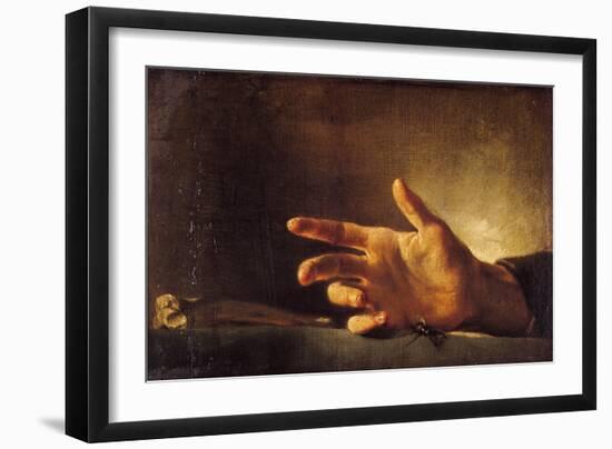 Study of a Hand-Théodore Géricault-Framed Giclee Print