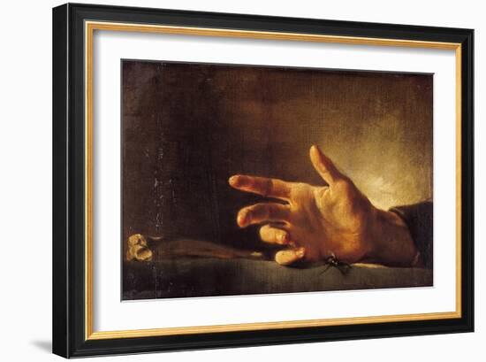 Study of a Hand-Théodore Géricault-Framed Giclee Print