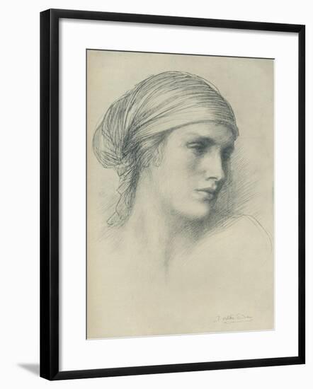 Study of a Head, C1916-Dorothea Landau-Framed Giclee Print