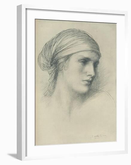 Study of a Head, C1916-Dorothea Landau-Framed Giclee Print