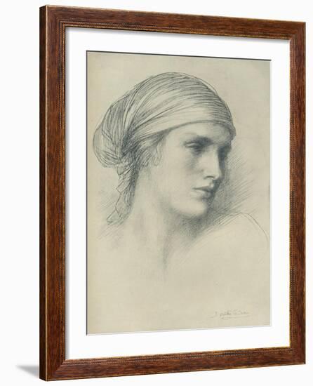 Study of a Head, C1916-Dorothea Landau-Framed Giclee Print