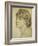 Study of a Head for 'The Bower Meadow', 1872-Dante Gabriel Rossetti-Framed Giclee Print