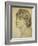 Study of a Head for 'The Bower Meadow', 1872-Dante Gabriel Rossetti-Framed Giclee Print