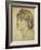 Study of a Head for 'The Bower Meadow', 1872-Dante Gabriel Rossetti-Framed Giclee Print