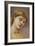 Study of a Head (Oil on Panel)-Edward Coley Burne-Jones-Framed Giclee Print