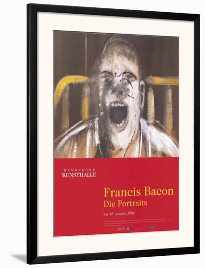 Study of a Head-Francis Bacon-Framed Art Print