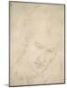 Study of a Head-Michelangelo Buonarroti-Mounted Giclee Print