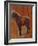 Study of a Horse (Oil on Panel)-Jean-Louis Ernest Meissonier-Framed Giclee Print