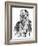 Study of a Jew, C1880-1882-Adolph Menzel-Framed Giclee Print