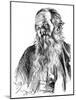 Study of a Jew, C1880-1882-Adolph Menzel-Mounted Giclee Print