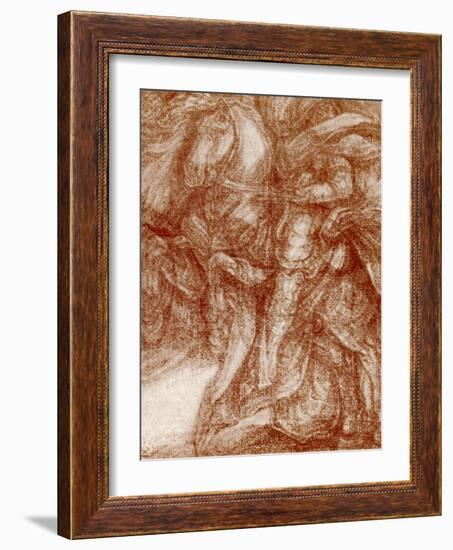 Study of a Knight, 1913-Leonardo da Vinci-Framed Giclee Print