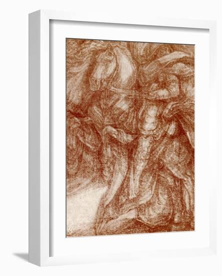 Study of a Knight, 1913-Leonardo da Vinci-Framed Giclee Print