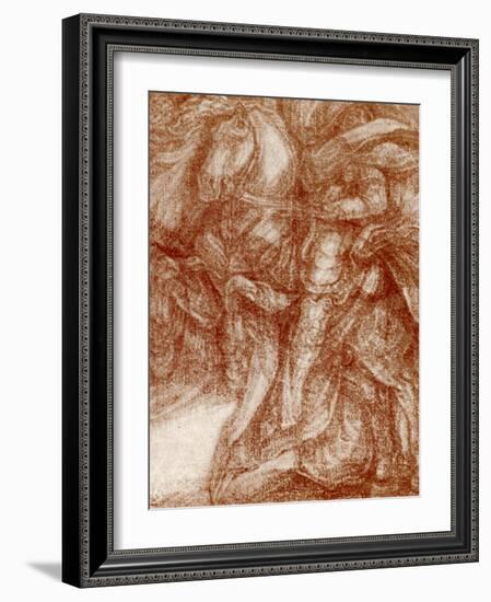 Study of a Knight, 1913-Leonardo da Vinci-Framed Giclee Print