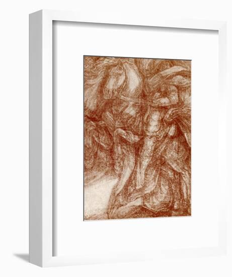 Study of a Knight, 1913-Leonardo da Vinci-Framed Giclee Print