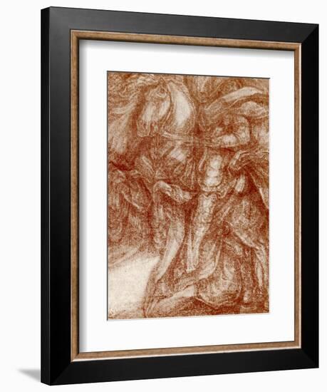 Study of a Knight, 1913-Leonardo da Vinci-Framed Giclee Print