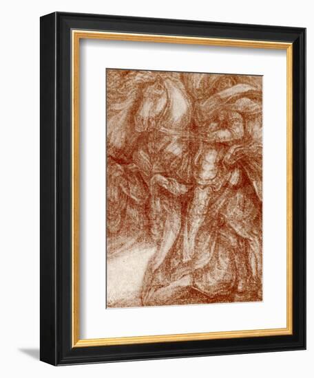 Study of a Knight, 1913-Leonardo da Vinci-Framed Giclee Print