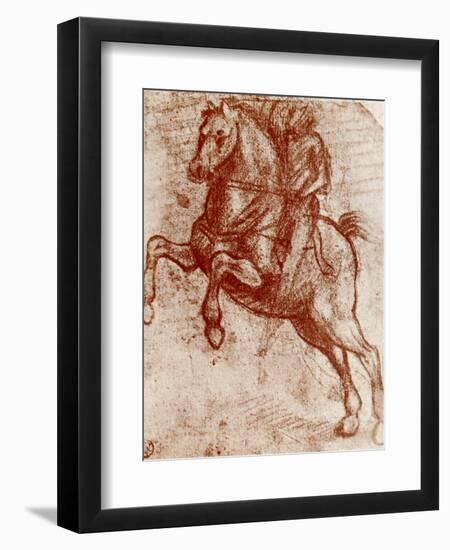 Study of a Knight, 1913-Leonardo da Vinci-Framed Giclee Print