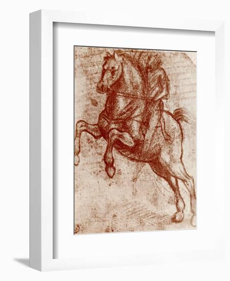 Study of a Knight, 1913-Leonardo da Vinci-Framed Giclee Print